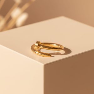 Nail golden ring