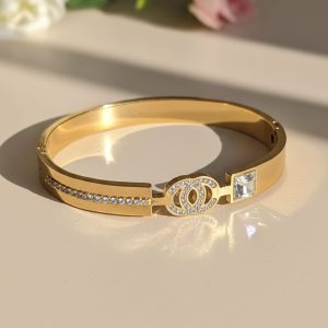 Golden Sparkle Link Bracelet